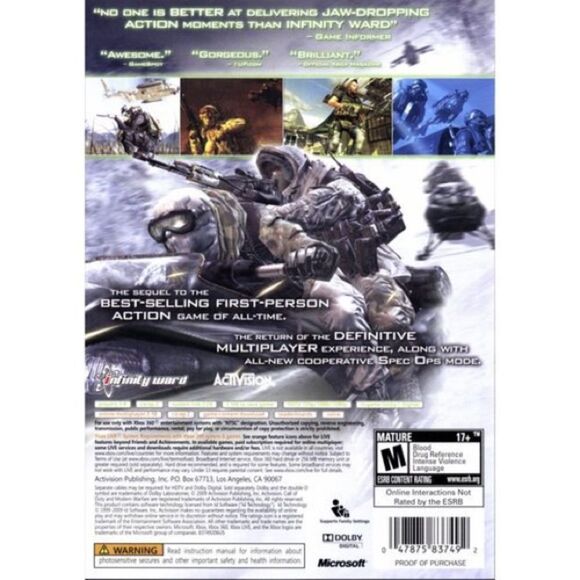 Xbox 360 Call of Duty Modern Warfare 2 - Picture 2 of 12
